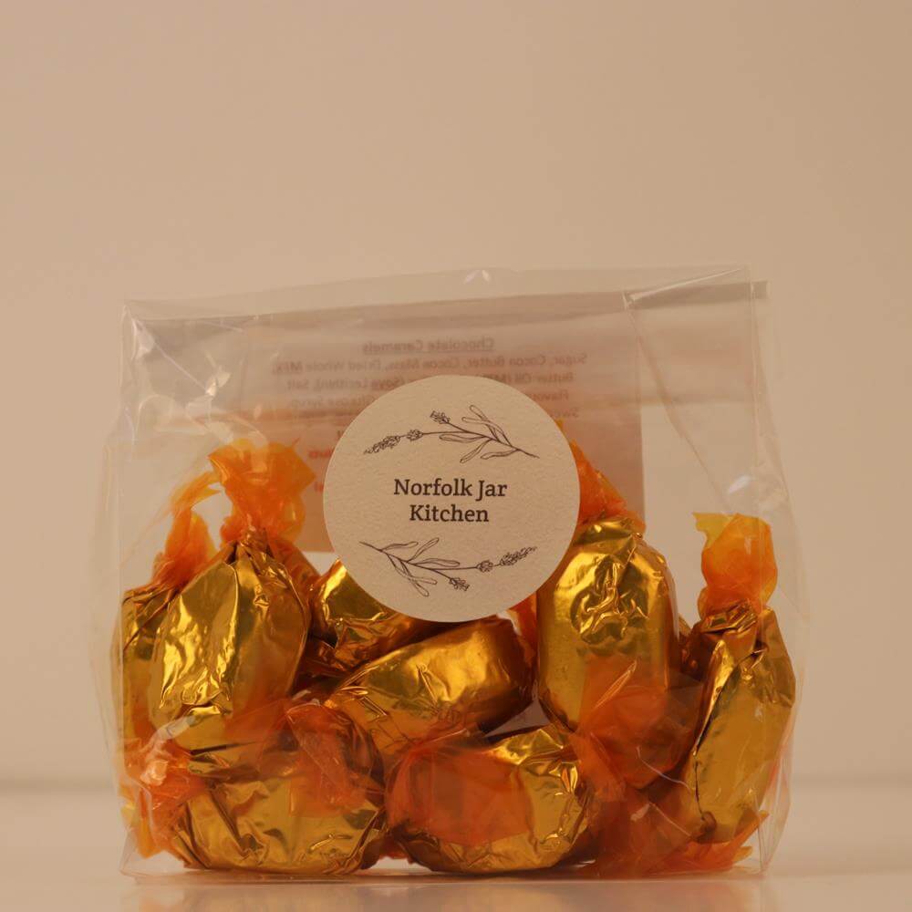 Norfolk Jar Kitchen Chocolate Caramels Sweet Bag